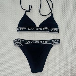 Off White bikini bathing suit